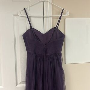 WTOO by Watters Purple Formal Gown - Tulle - Strapless Convertible Dress - Sz. 2